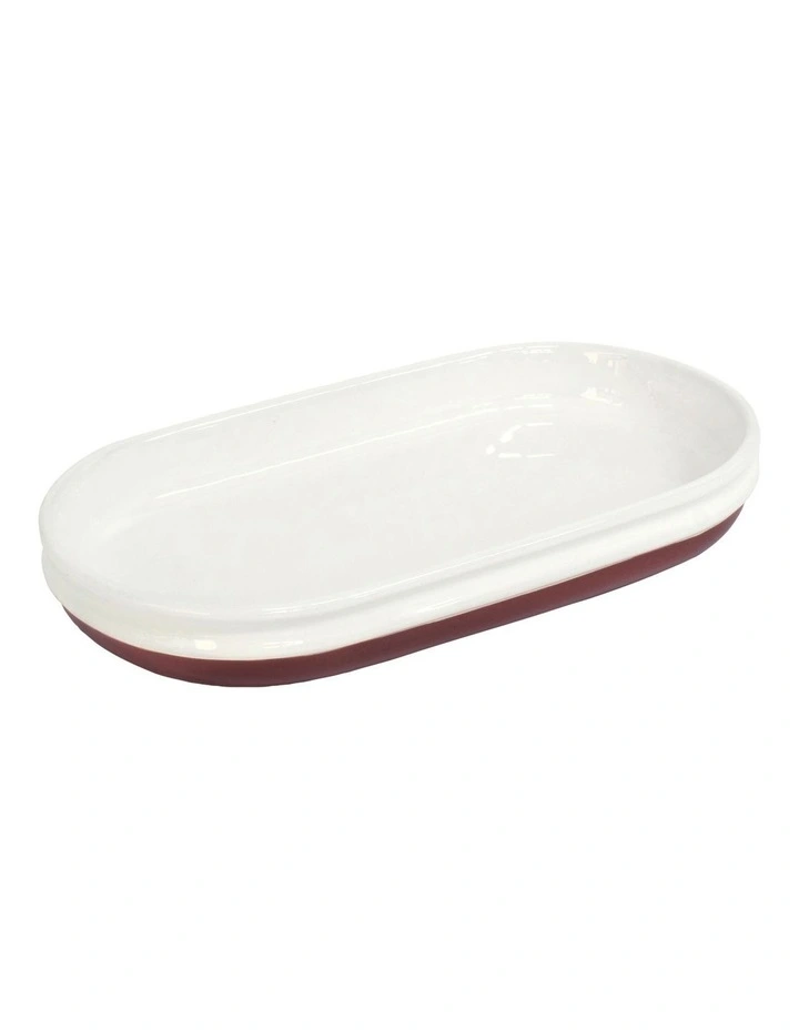 Gibson Serving Dish 22x12cm in White