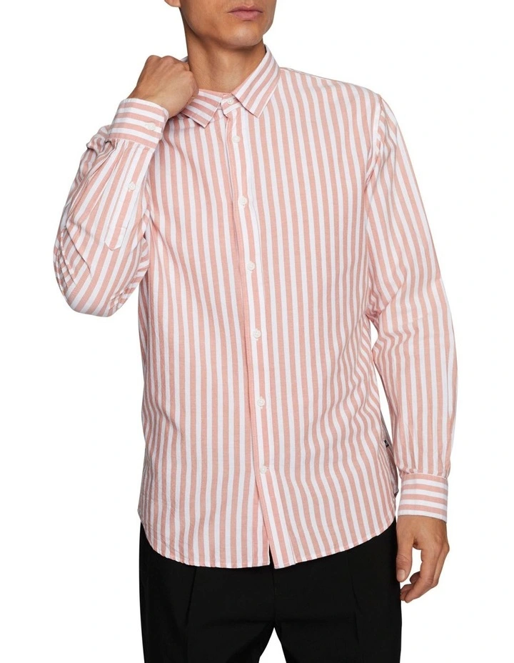 Trostol Long Sleeve Shirt in Coral Gold