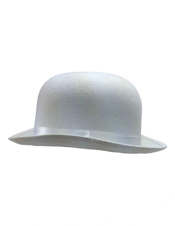 Bowler Hat in 6 Pack White