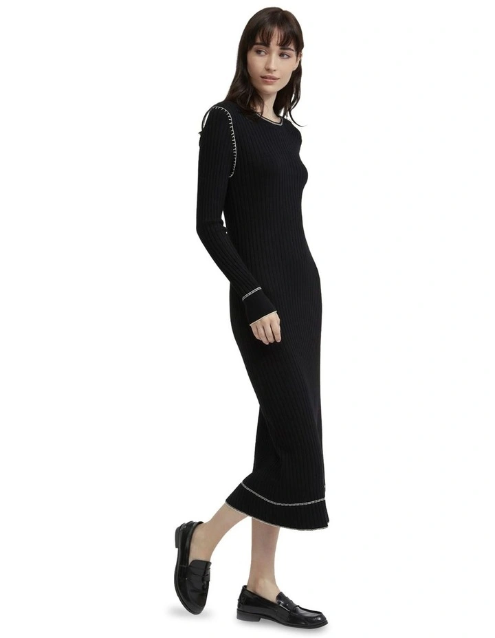 Michelle Knit Dress in Black