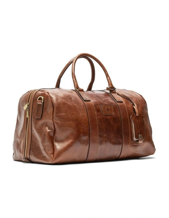 Cambridge Weekender Bag in Cognac