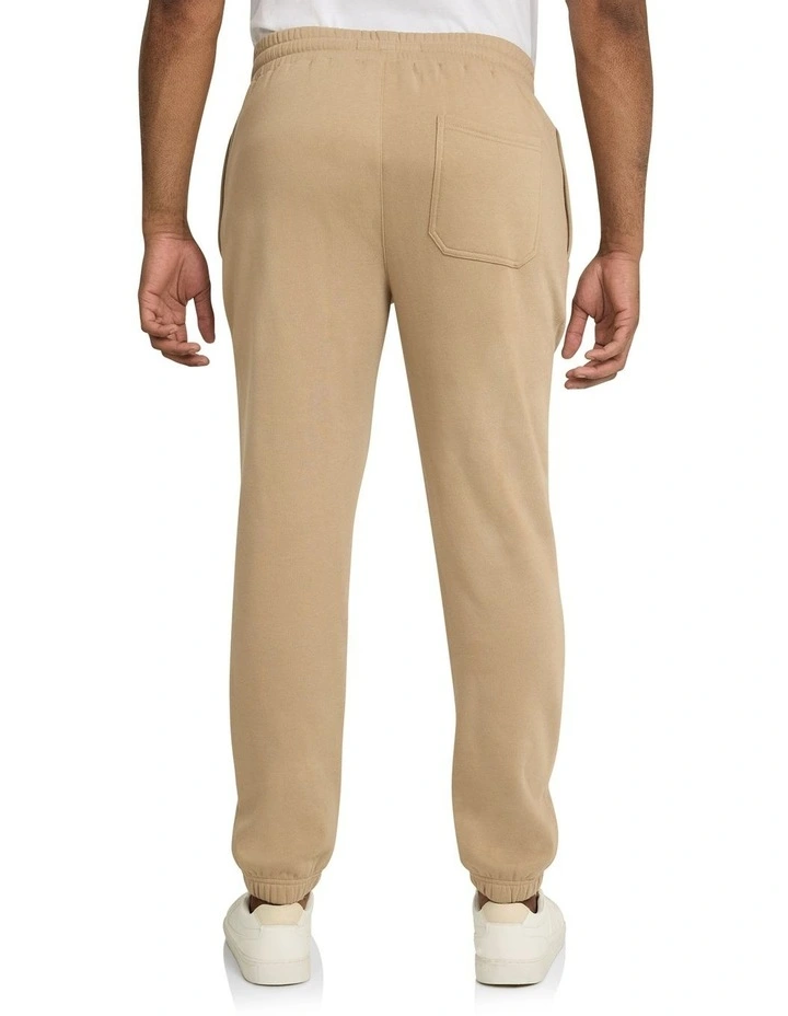 Rylan Fleece Trackpant in Biscuit