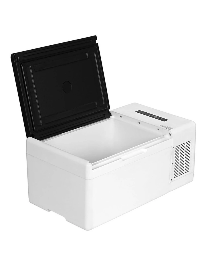 Camping Fridge Portable Bar Fridges Freezer 15L in White