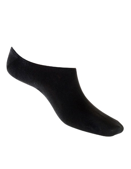 Invisible King Size Socks in Black