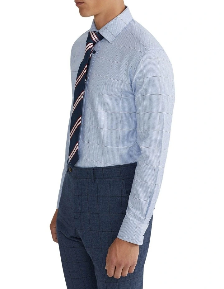 Islington Luxury Check Shirt in Blue