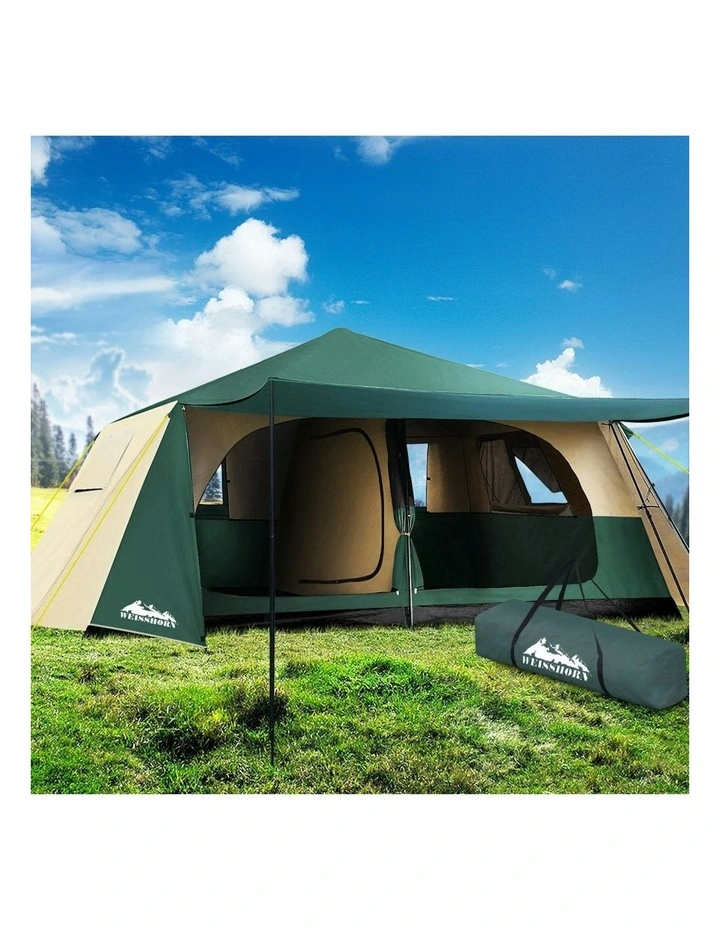 Instant Camping Tent 8 Person in Green