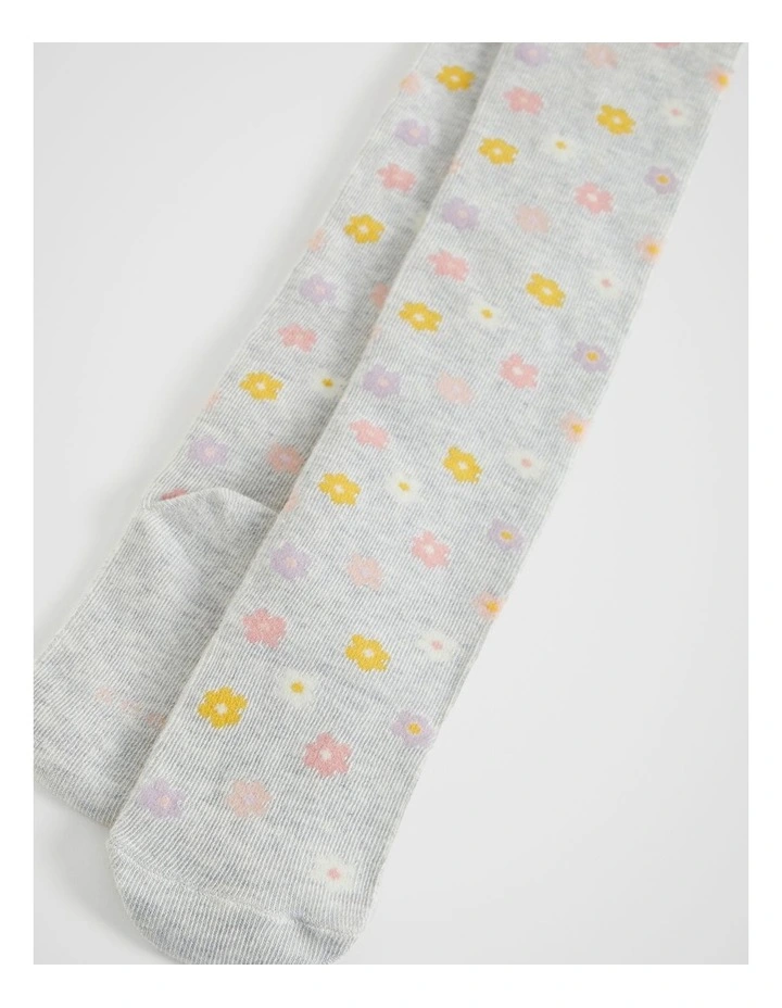 Flower Tight in Grey Marle