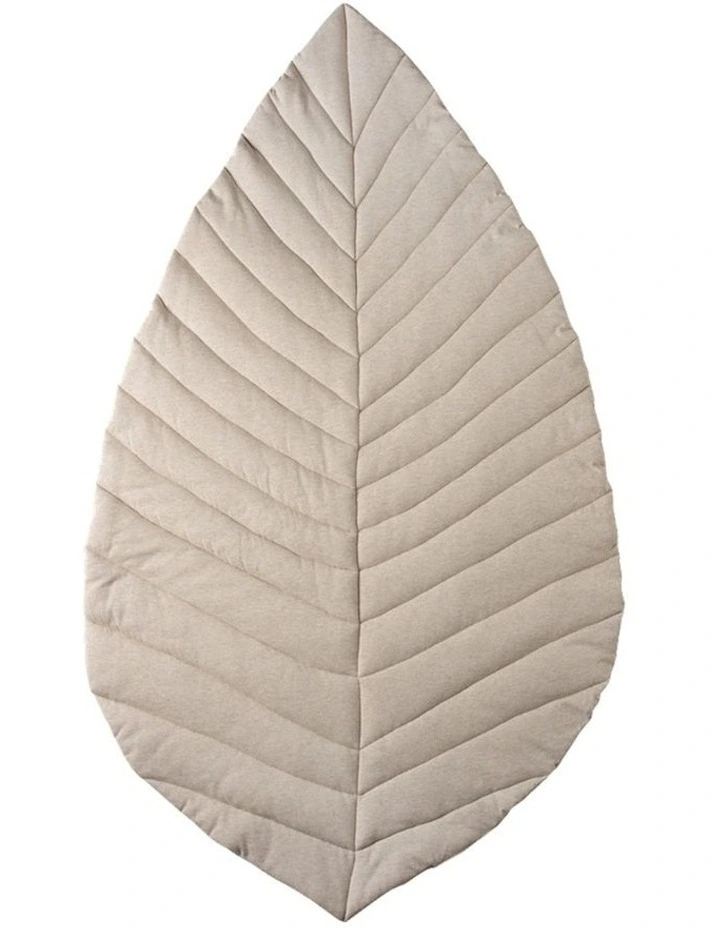 Leaf Cotton Play Mat Oat
