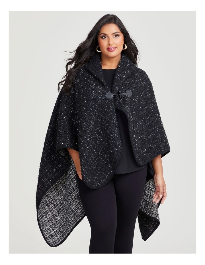 New Lady Carter Cape in Black