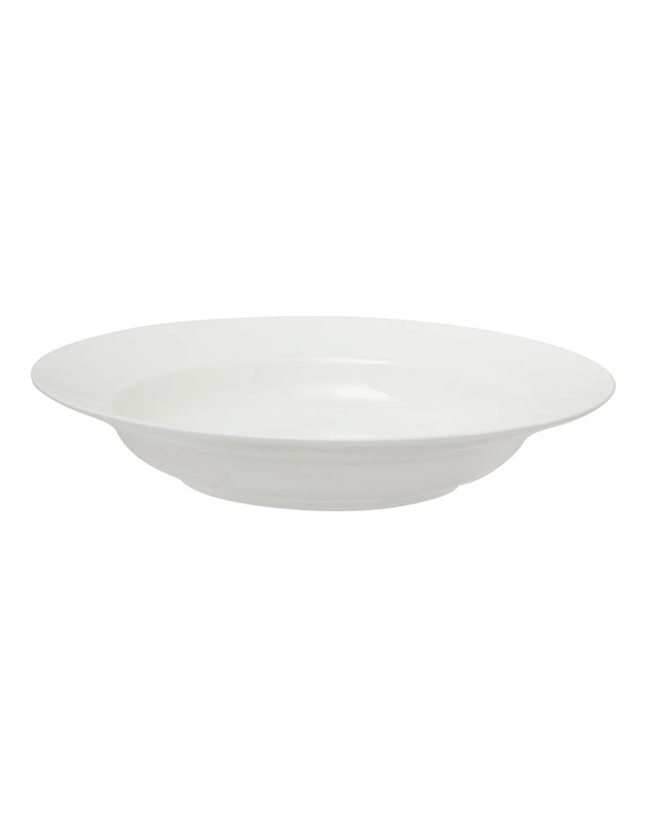 Basics Rim Soup Bowl 23cm in White