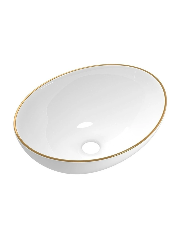 Cefito Bathroom Basin Ceramic 41x34cm in White