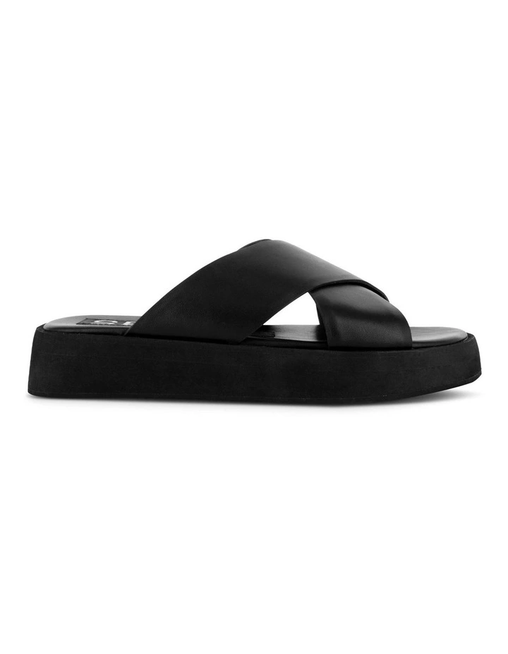 Pippi I Flat Sandals in Black
