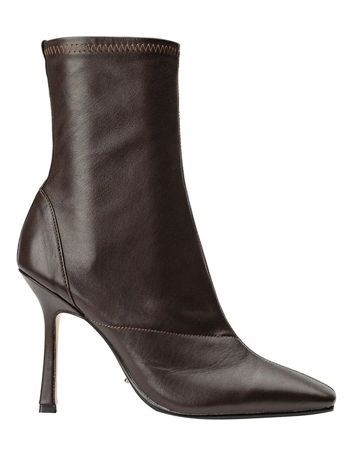 Halsey Chocolate Nappa Heels