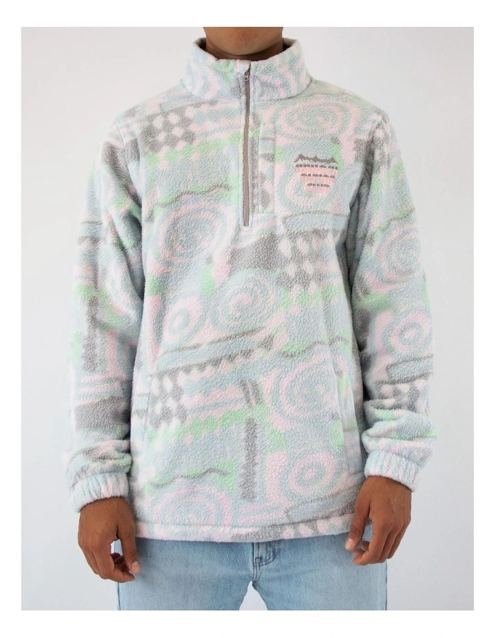 Polar Fleece Sweatshirt in Multi