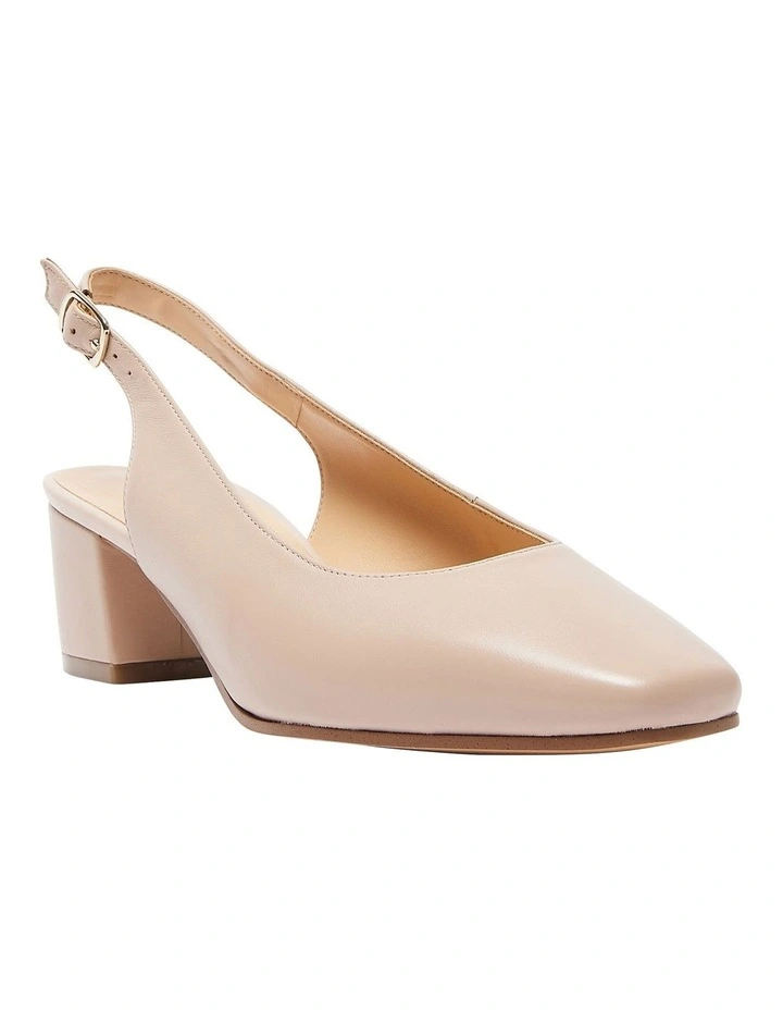 Garland Heeled Shoes in Blush Glove