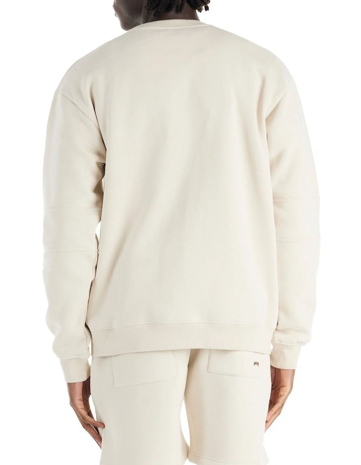 Sierra Crew Neck Sweater in Bone