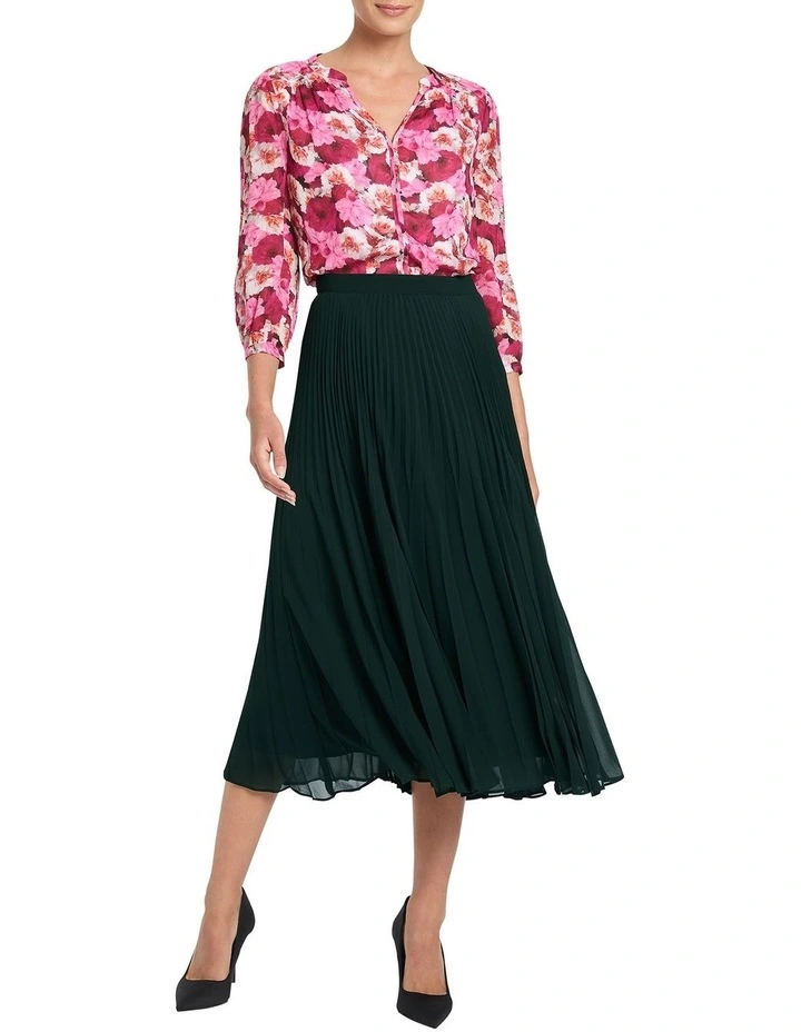 Azari Blouse in Pink Multi