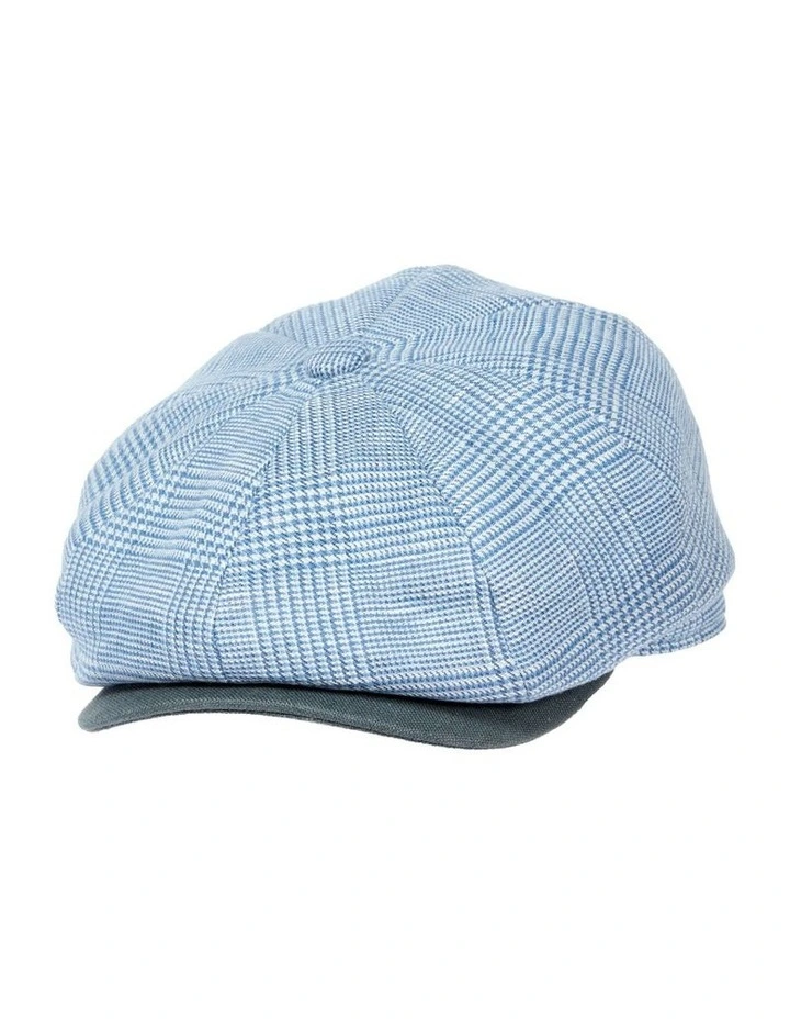 Tommy Irish Linen Caddy Cap in Blue