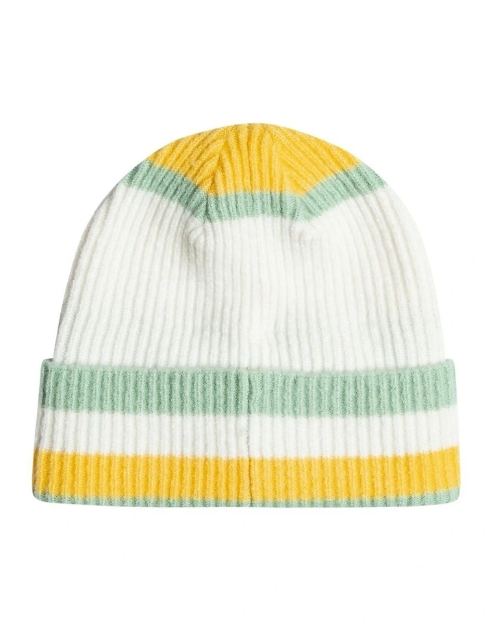 Gold Hope Beanie in Egret