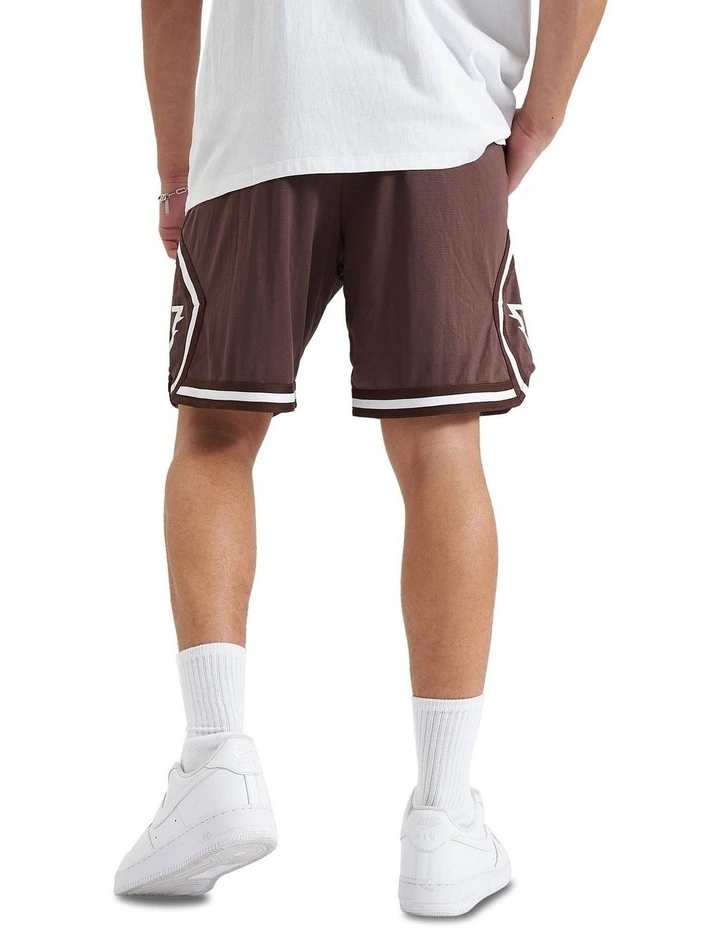 Bishop Basketball Short in Shaved Chocolate