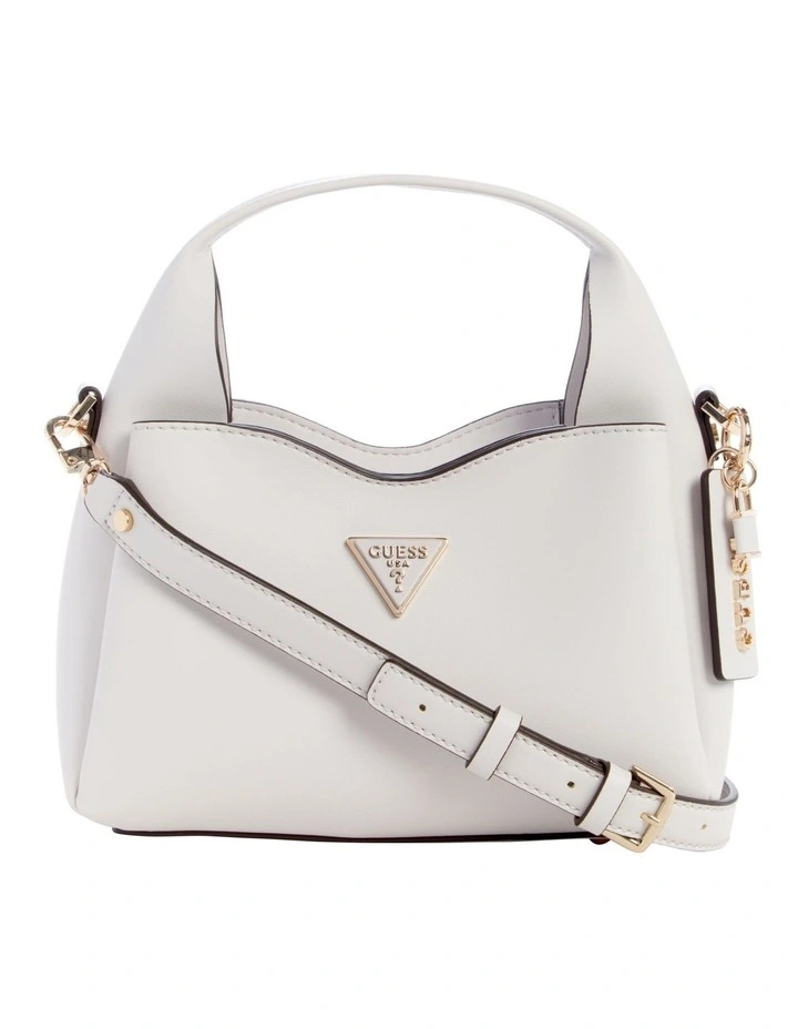 Iwona Top Zip Crossbody Bag in Dove