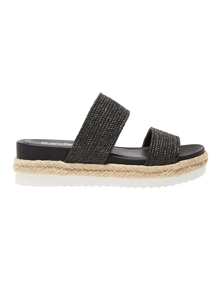 Winona Sandals In Black Weave