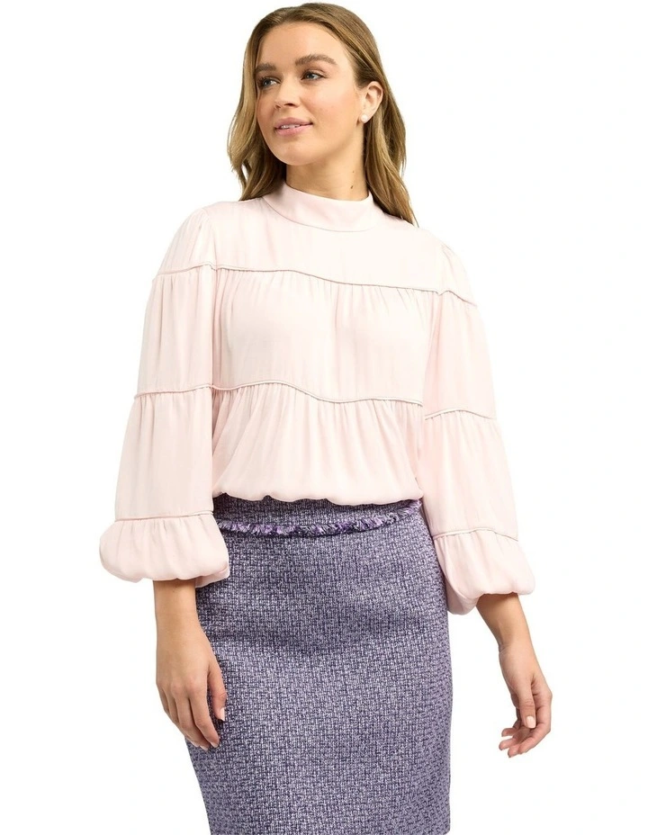 Lea Blouse in Pink
