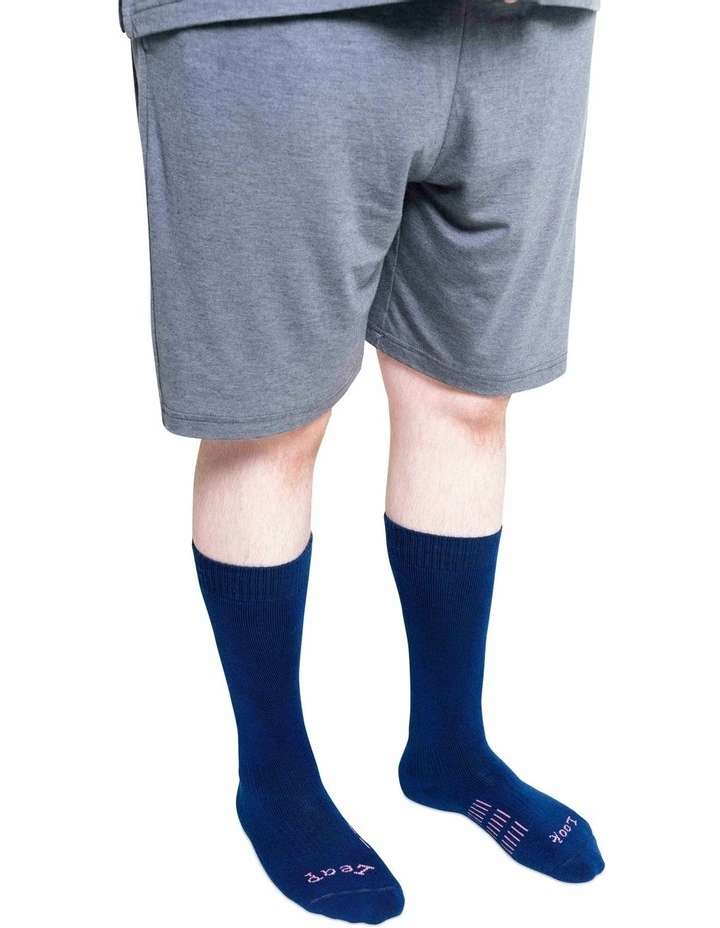 Snow Sports Socks in Stormy Blue