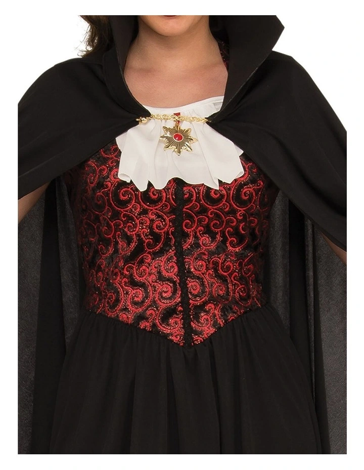Rubies Lady Vampire Adults Dress Up Costume in Black