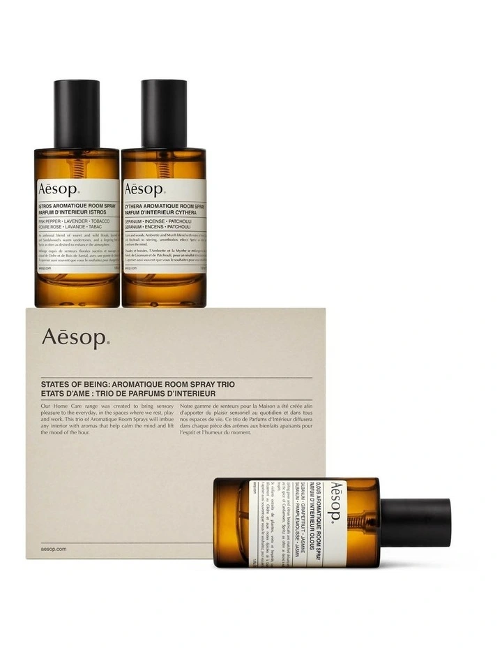 States of Being Aromatique Room Spray Trio