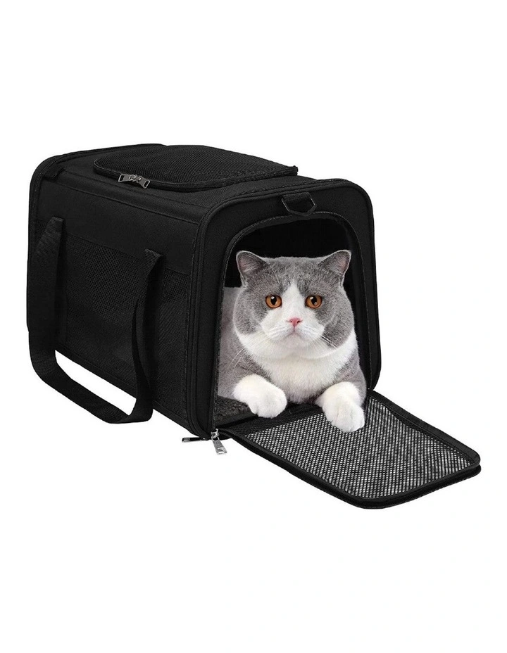 Portable Pet Carrier-L Size in Black