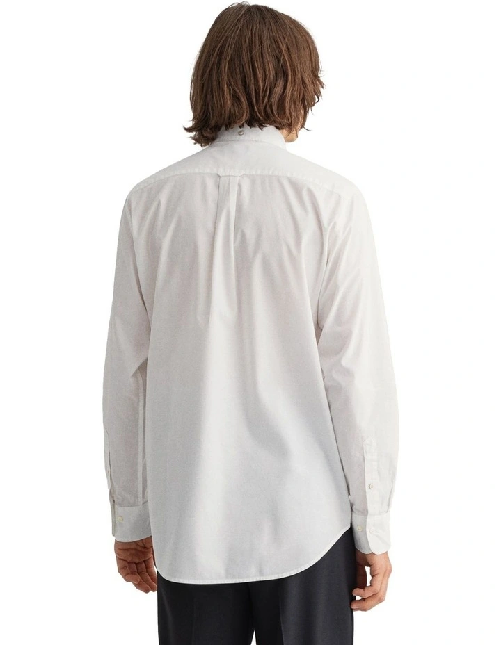 The Broadcloth Long Sleeve Shirt in White