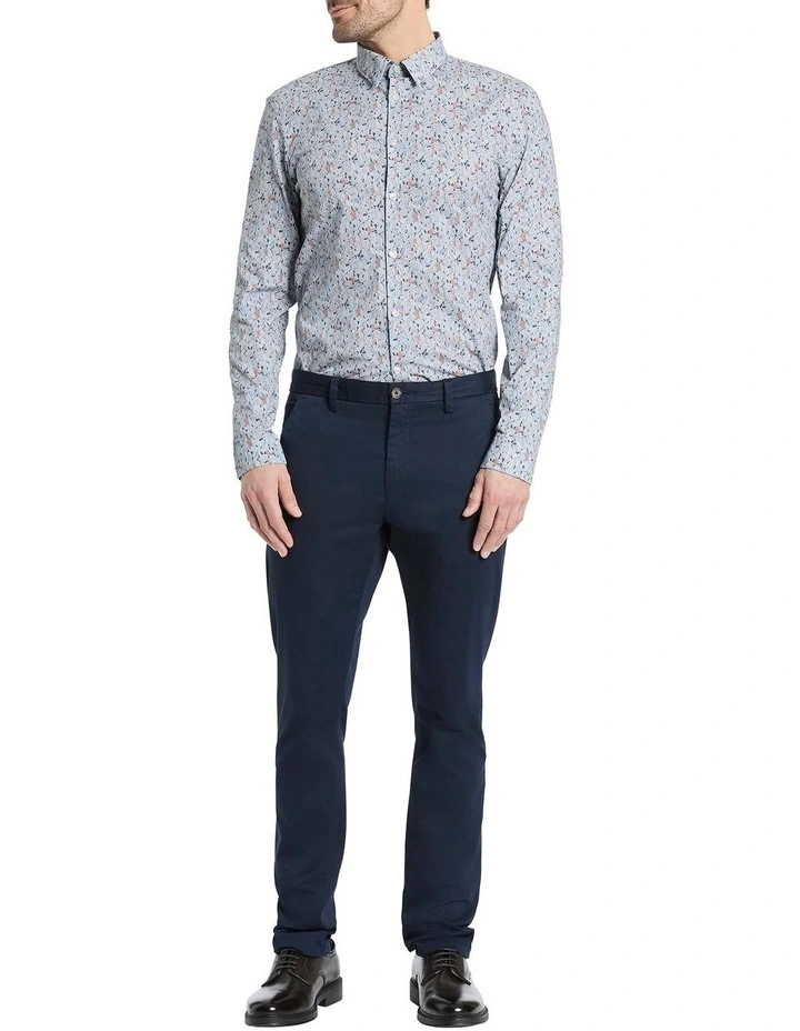 Time After Time Shirt in Blue Multi