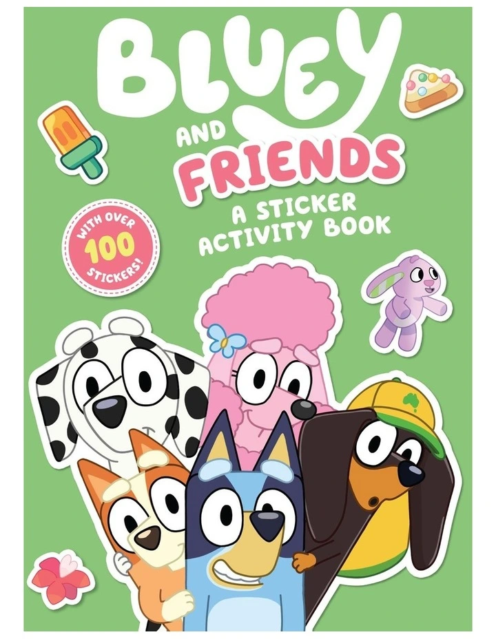 Bluey and Friends Sticker Activity Book (Paperback) Book