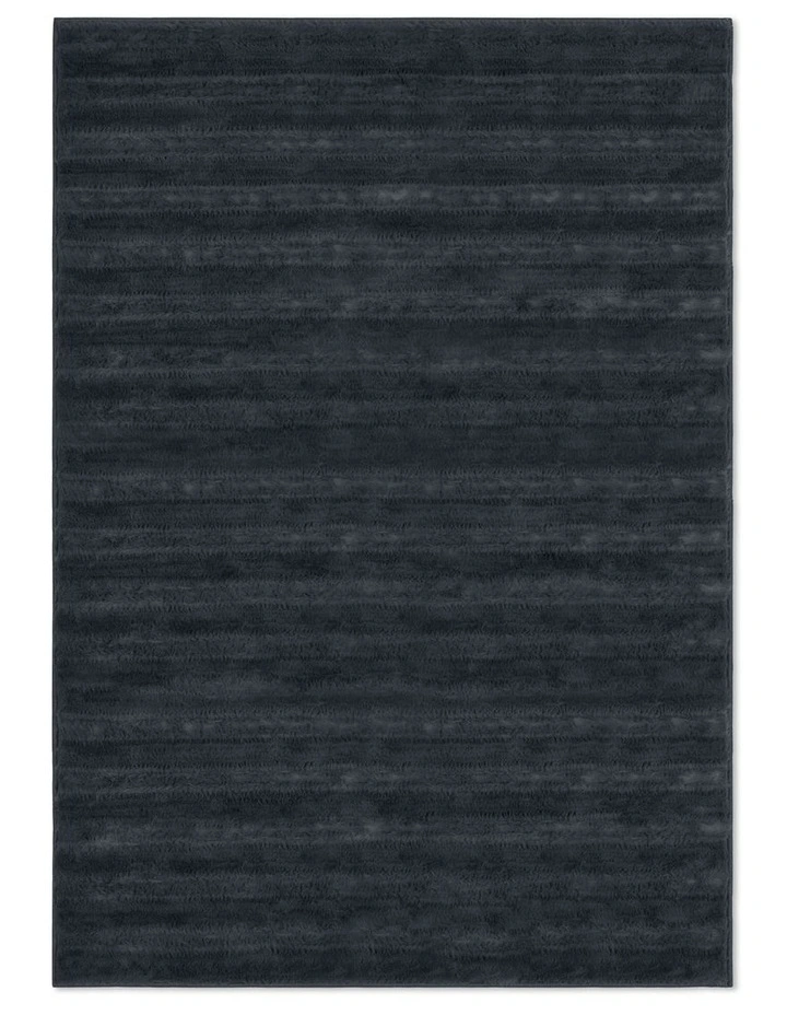 Willow Washable Highland Area Rug in Gray