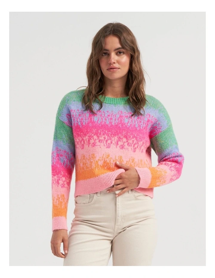 Gita Knit Cardigan in Fuschia