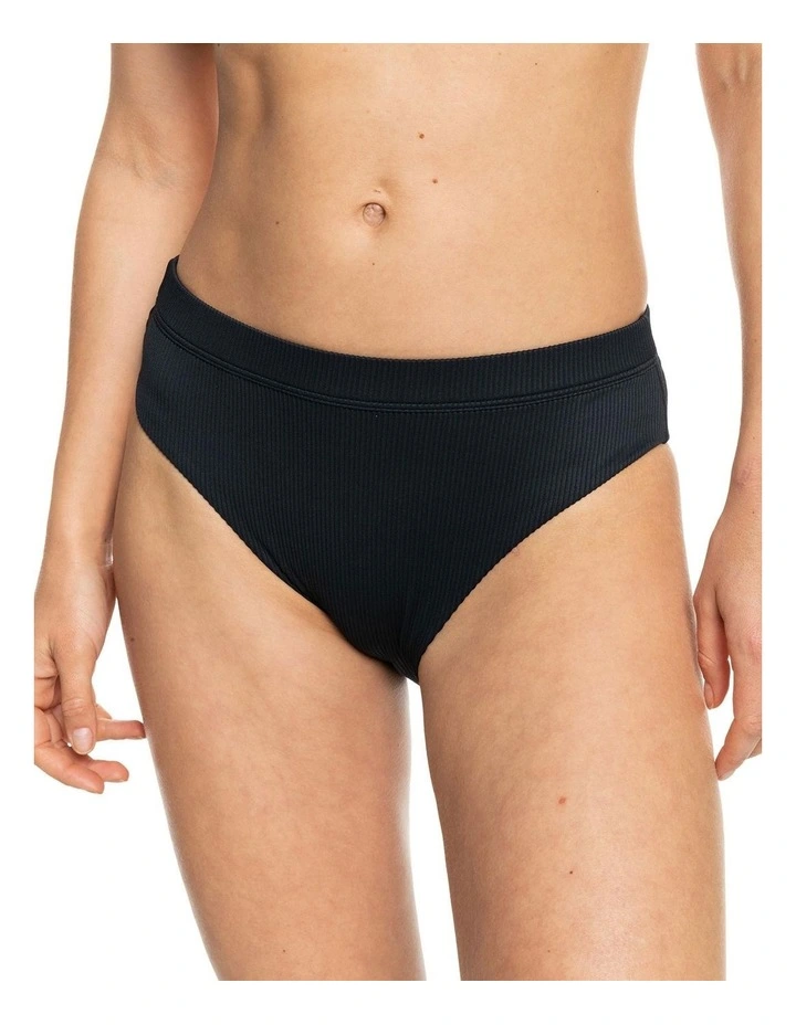 Rib Love The Shorey Bikini Bottoms In Anthracite