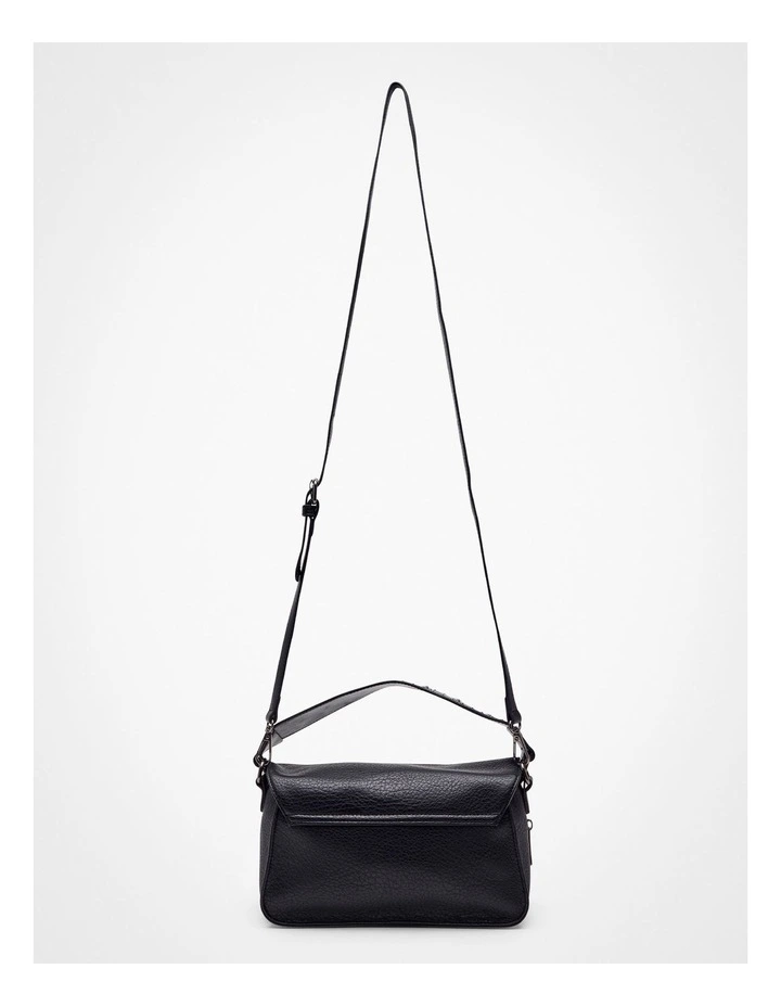 Star Stud Cross Body Bag in Black