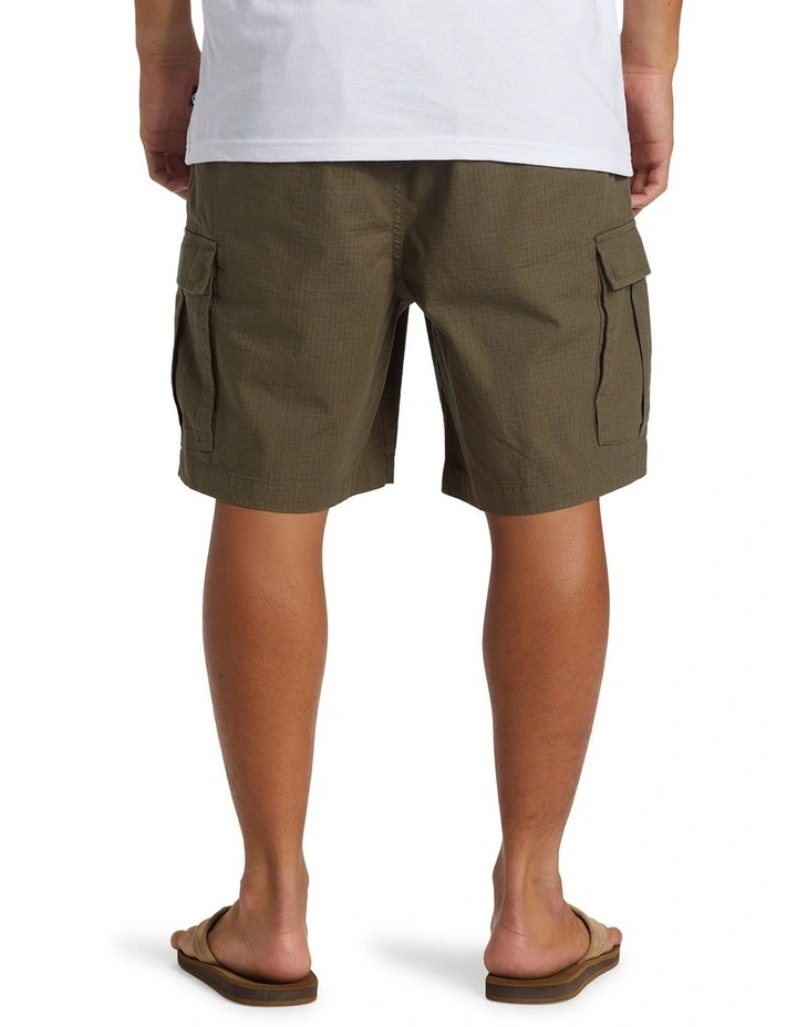 Taxer Cargo Walk Shorts in Grape Leaf