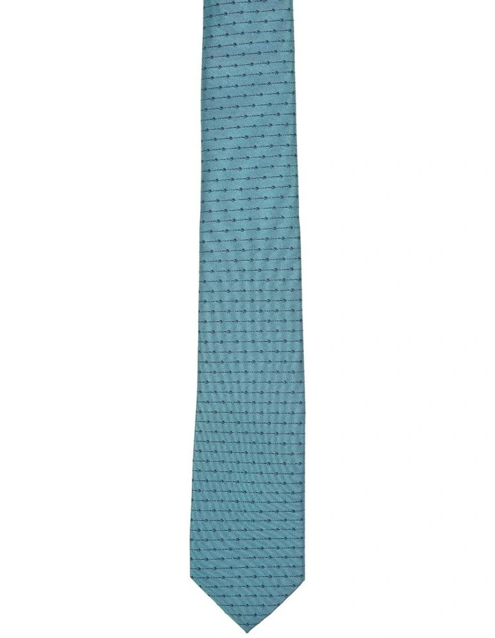Stripes Tie in Teal