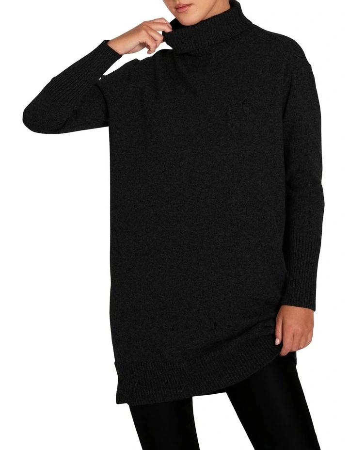 Nothing Compares Knit Dress in Black