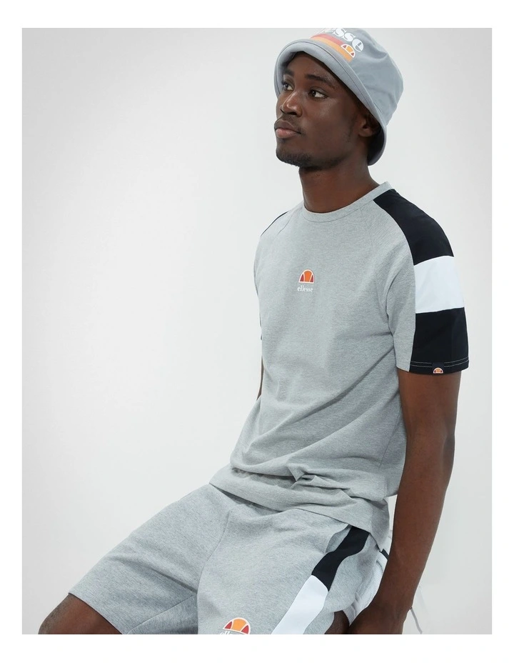 Fosha Tee in Grey Marl