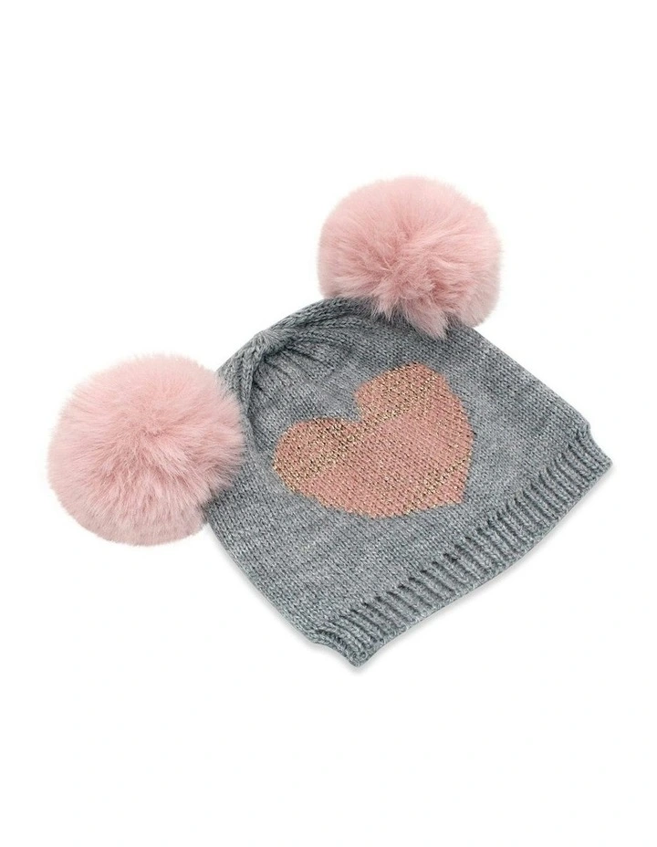 Cora Mini Beanie in Grey