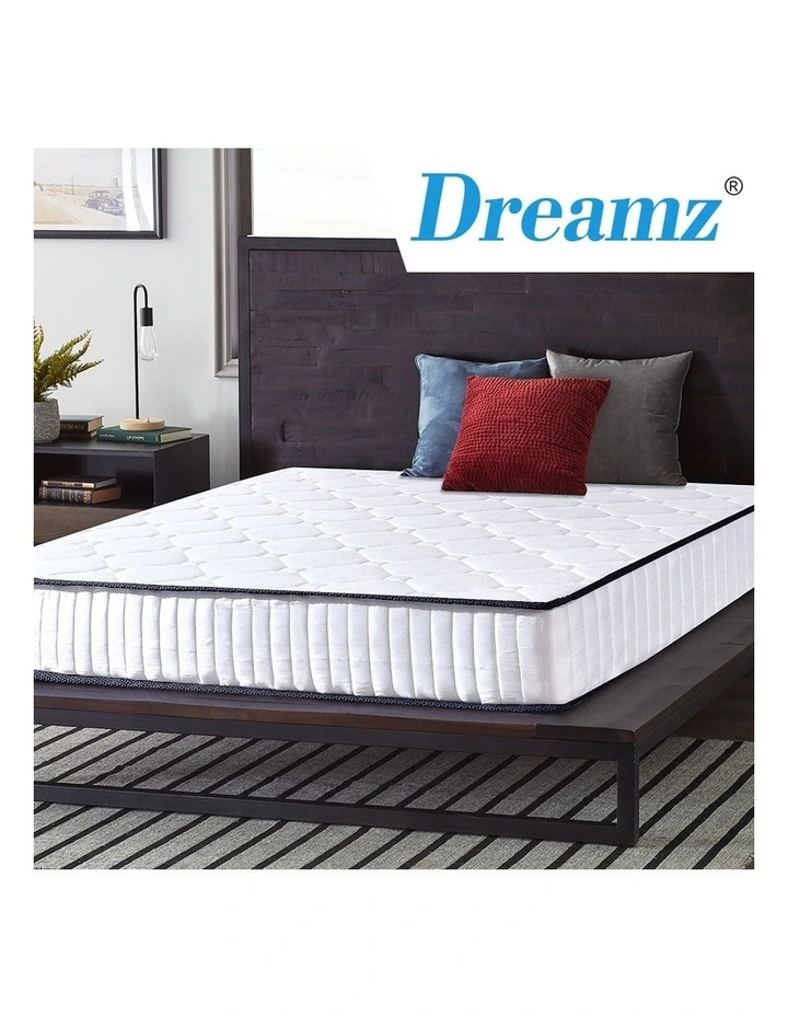 Medium Firm Queen Size Spring Mattress in White