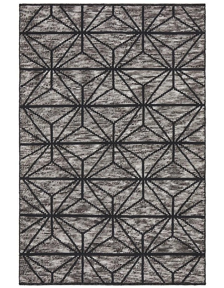 Miller Rhythm Motif Rug in Charcoal