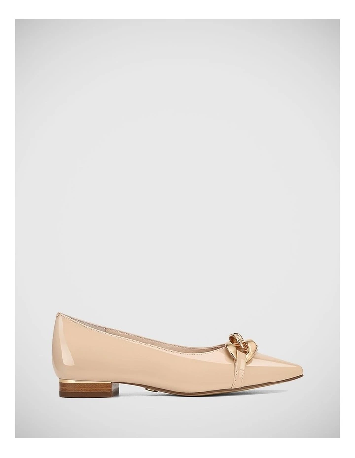 Misha Patent Flat in New Flesh