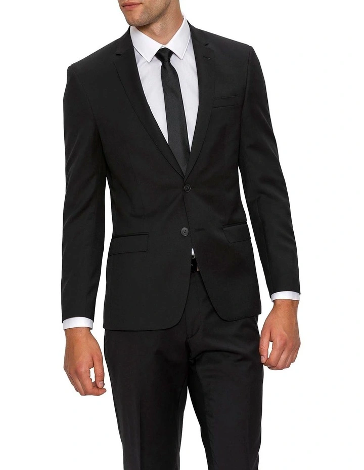 Slim Fit Black Lithium Jacket F34087
