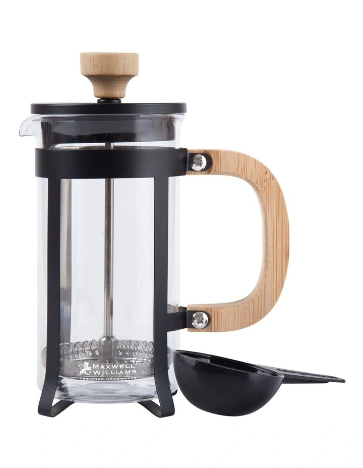 Blend Sumatra Plunger Bamboo Gift Boxed 350ml in Black