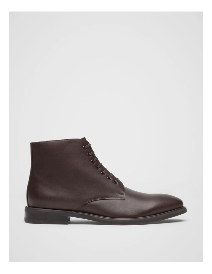 Soho Long Leather Boot in Chocolate