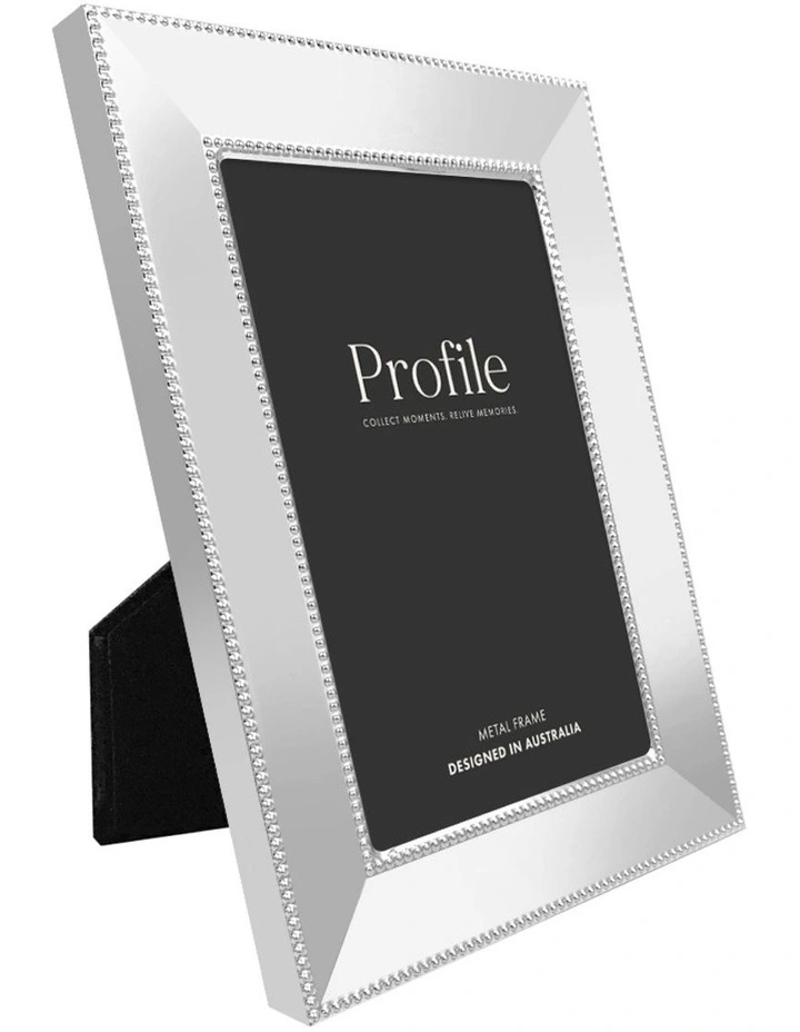 Romance Metal Photo Frame 5x7" in Silver